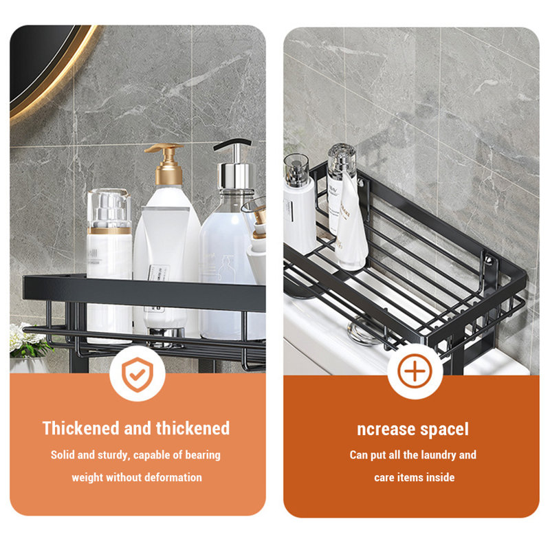 Steel Wall Bathroom Shelves