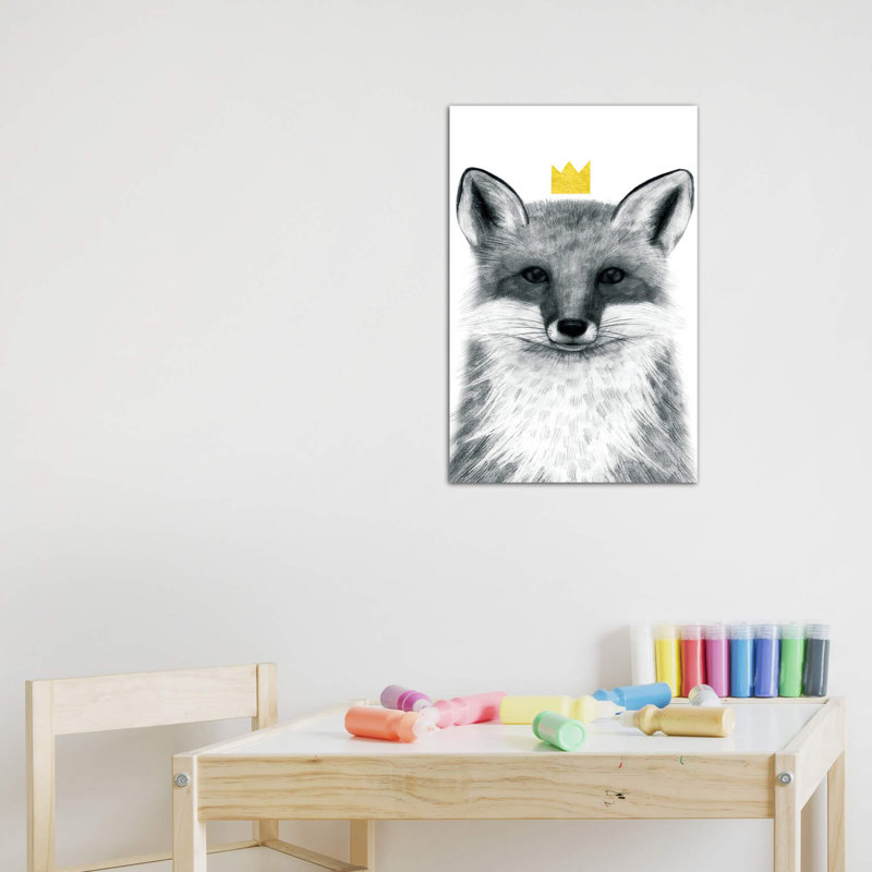 «Royal Forester III» par Victoria Borges - impression d'art graphique, H 48 po x l 32 po x P 1,5 po, Toile tendue