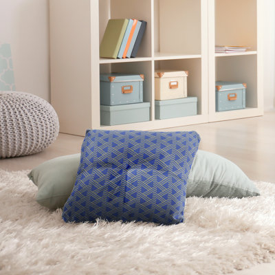 Coussin de sol zig zag classique