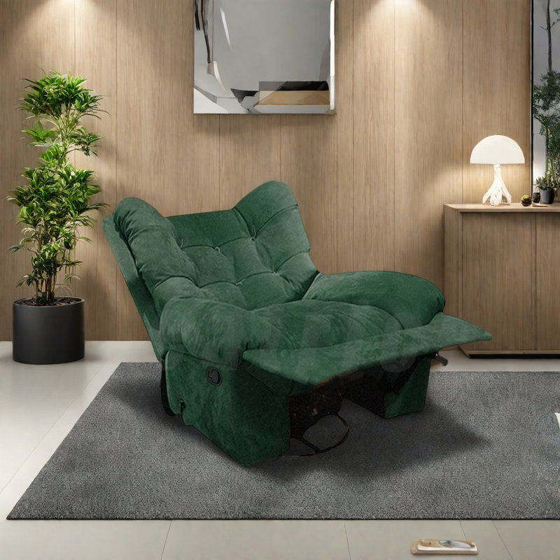 Comfortable ergonomic lounge chair, Green