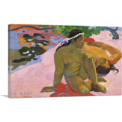 Are Are Jealous 1892 par Paul Gauguin - peinture sur toile tendue