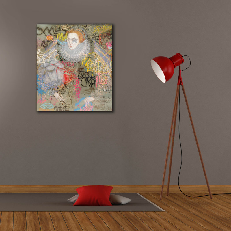 «Elizabeth 1» par Irena Orlov, art mural sur toile, H 30 po x l 26 po x P 1,5 po