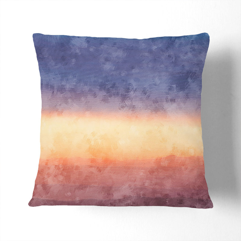 Cloud Stripes Cushion with Filling, 40cm H x 40cm W x 15cm D
