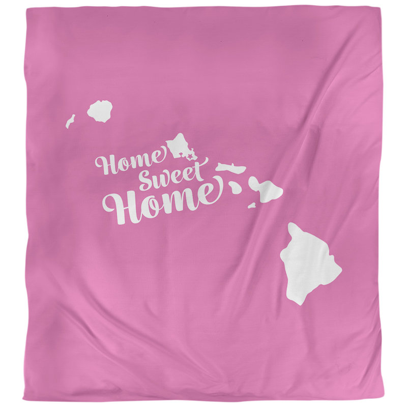 Housse de couette honolulu doux, Housse de couette pour grand lit, Rose, Microfibre