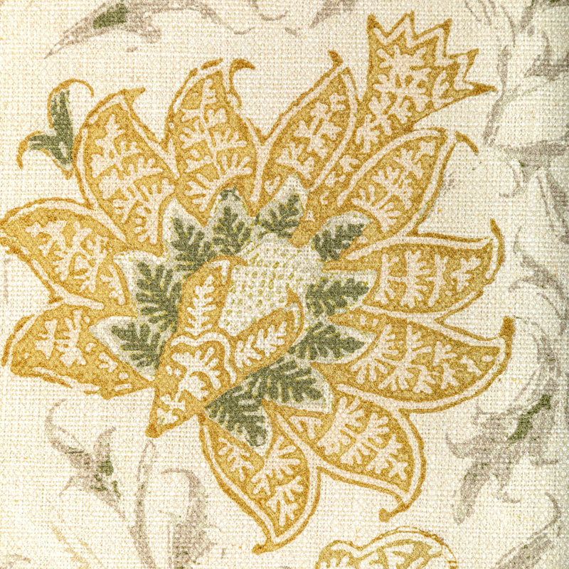 Calico Vine Fabric, Marigold