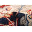 Tapis unique rouge / bleu foncé / crème noué à la main 9 pi x 12 pi 2 po Appolonia