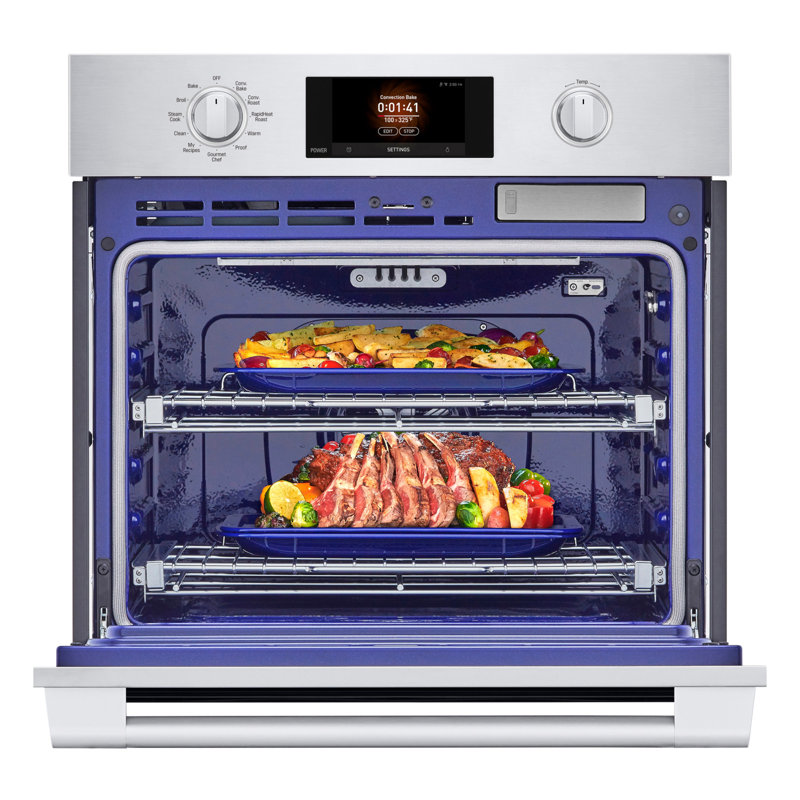 30-Inch Single Wall Oven With Steam-Combi