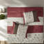 Ensemble de literie pour grand lit, polyester brodé confort moderne pour la maison