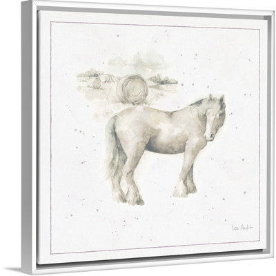 «Farm Friends», art mural neutre sur toile