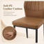 Ensemble de salle à manger extensible 63 "à 79" avec chaises en cuir PU, sièges 4-8-132538925-132538928