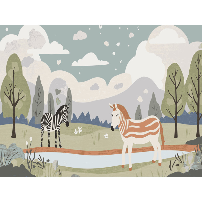 Tapis pour enfants East Urban Home, Rectangulaire 2 pi x 3 pi