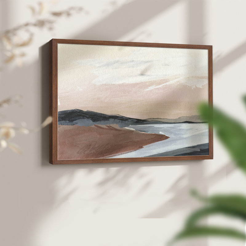 Paynes Coast I -Framed Print - Restickable