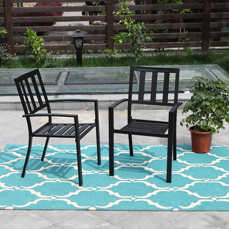 Stackable Outdoor Patio Dining Armchair