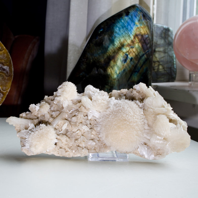 Thomsonite et Stilbite exceptionnels avec heulandite