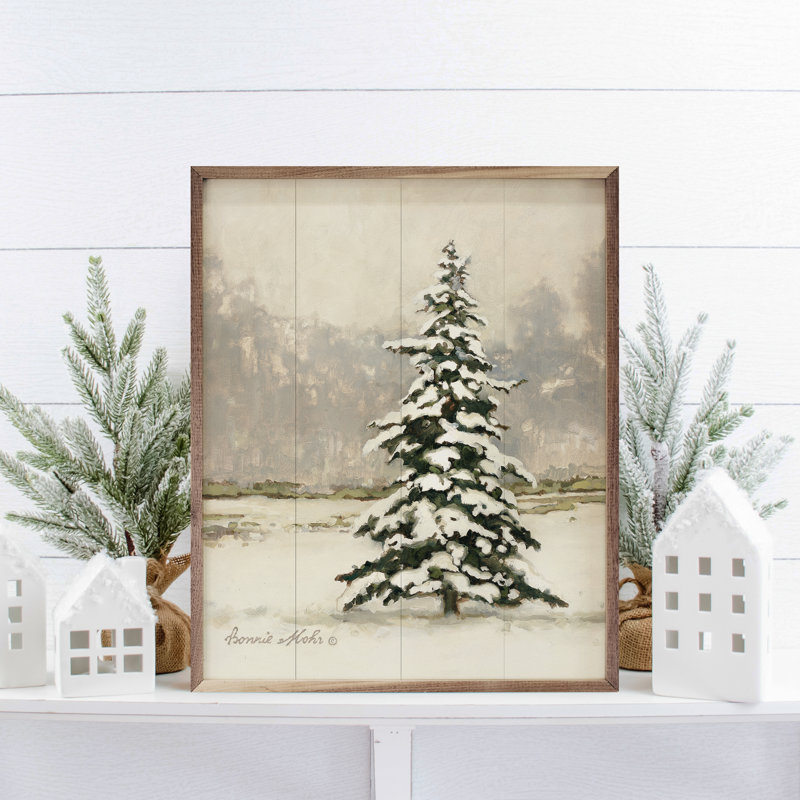 Simple arbre d'hiver par Bonnie Mohr, H 20 po x l 16 po