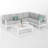 4-Piece Sectional Patio Conversation Set