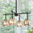 Jasrah 4 - Light Dimmable Chandelier