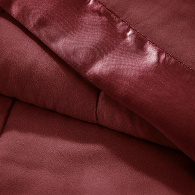 Couverture douce et confortable, Bourgogne, Très grand lit