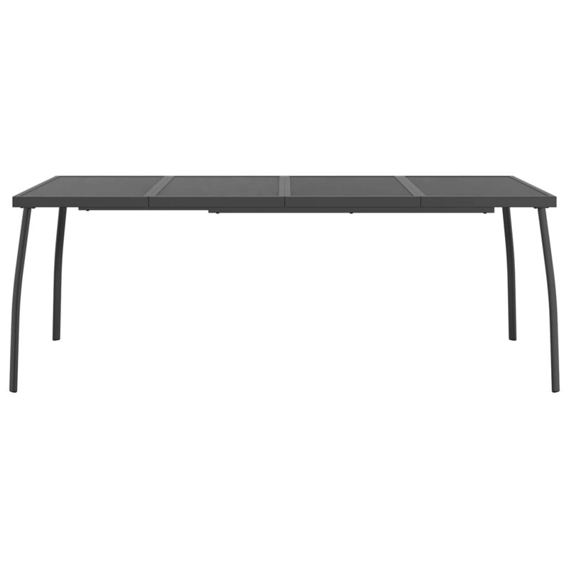 Table bistro d'extérieur vidaXL, L 39,4 po x L 78,7 po x H 28,3 po