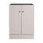 Meuble-lavabo autoportant de 61 cm (24 po) - Armoire moderne en contreplaqué kaki avec fermeture amortie