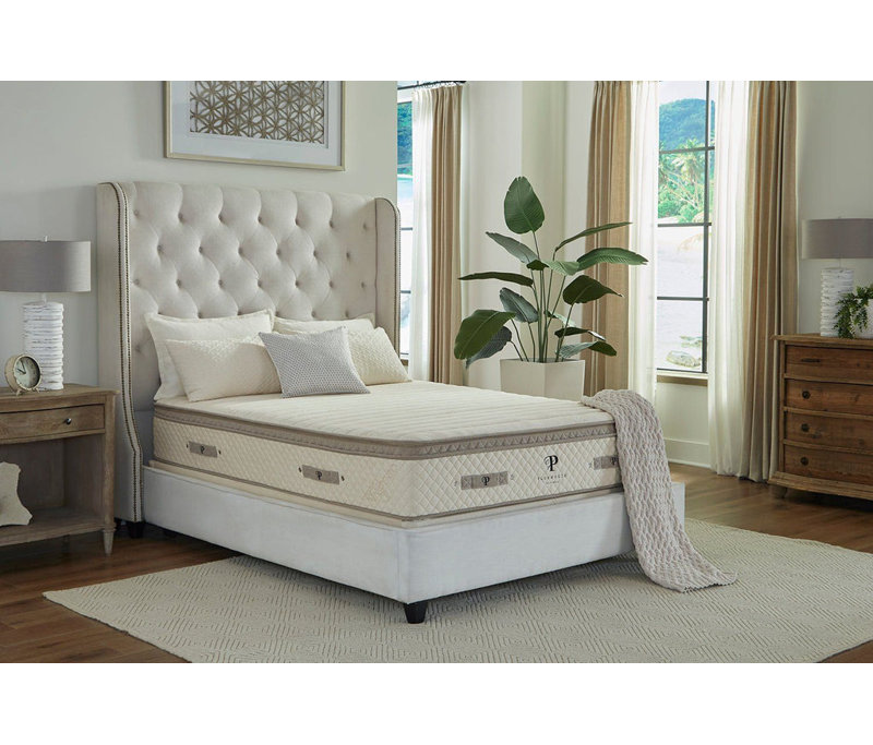 PlushBeds Luxury Bliss 12" Medium Hybrid Latex Mattress, Split King
