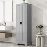 Storage Cabinet with Two Doors for Bathroom