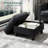 Serio Convertible Sectional Sofa Couch, L Shaped 3 Seater Sofa Couch with Storage Ottoman and Side Pockets-1628855804