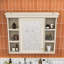 Armoire de rangement murale élégante avec porte miroir-340397717