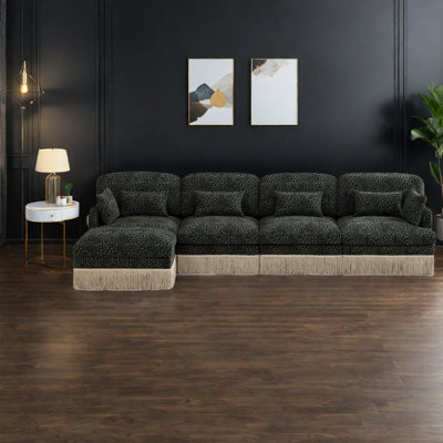 Canapés modulaires spacieux Chenille Leopard