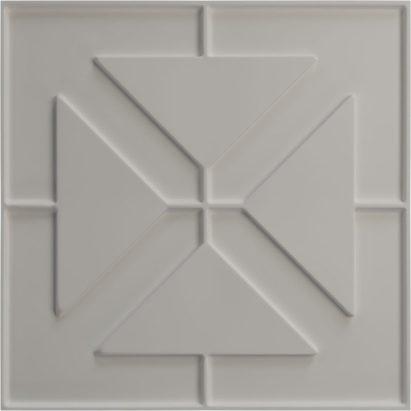 Panneau mural 3D décoratif Xander EnduraWall, Blanc fleur satiné