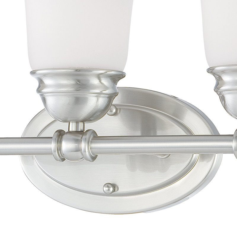 Bella 18'' Wide 3-Light Vanity Light - Brushed Nickel