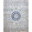 Oriental Area Rug in Light Blue/Blue/Gray-1160579923