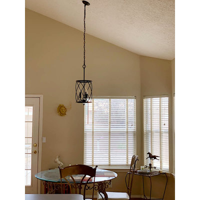 Lustre tambour unique à 3 lumières Tilghman