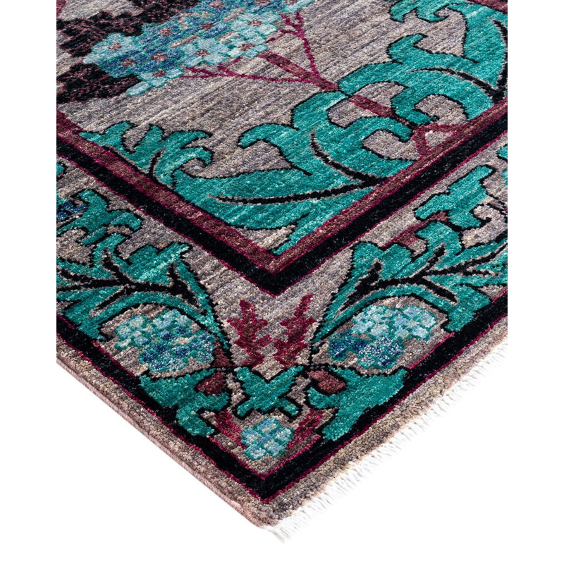 Overyed One-of-a-Kind Runner 2'6" X 10' Hand Knotted Area Rug