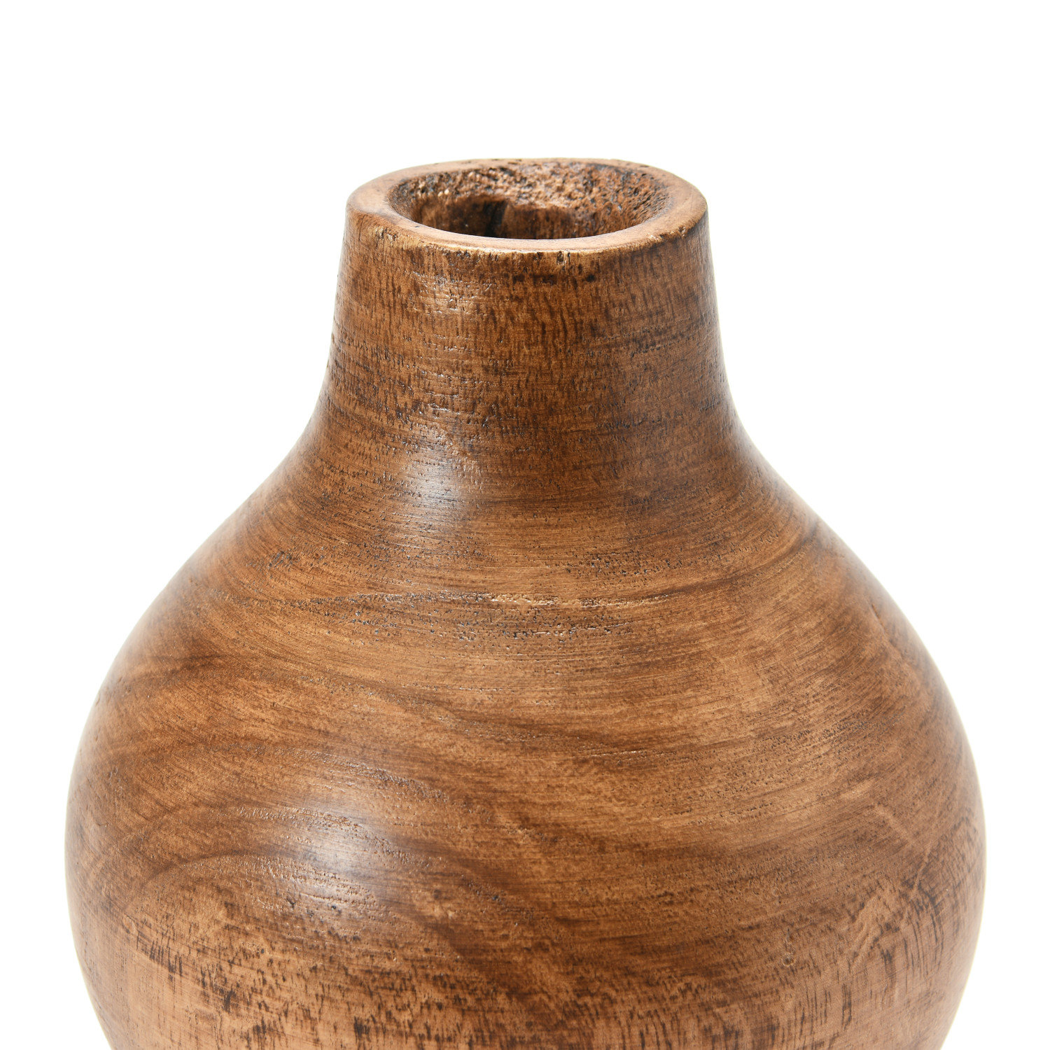 Mylo 8'' Solid Wood Table Vase - Thumbnail 3