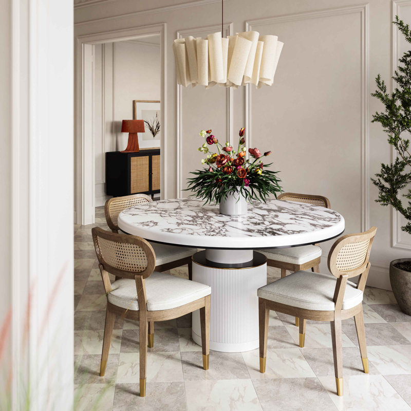47.2cm H Linen Upholstered Side Chair
