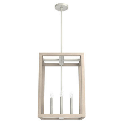 Squire Manor 4 - Light Lantern Rectangle Chandelier