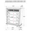Commode 5 tiroirs Randall
