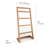 Patented Sula Angled Teak Towel Stand