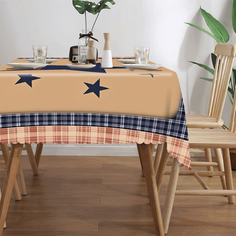 Nappe rectangulaire à bords festonnés 60 "x 120"