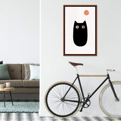 «The Cat» par Kubistika - impression encadrée sur papier