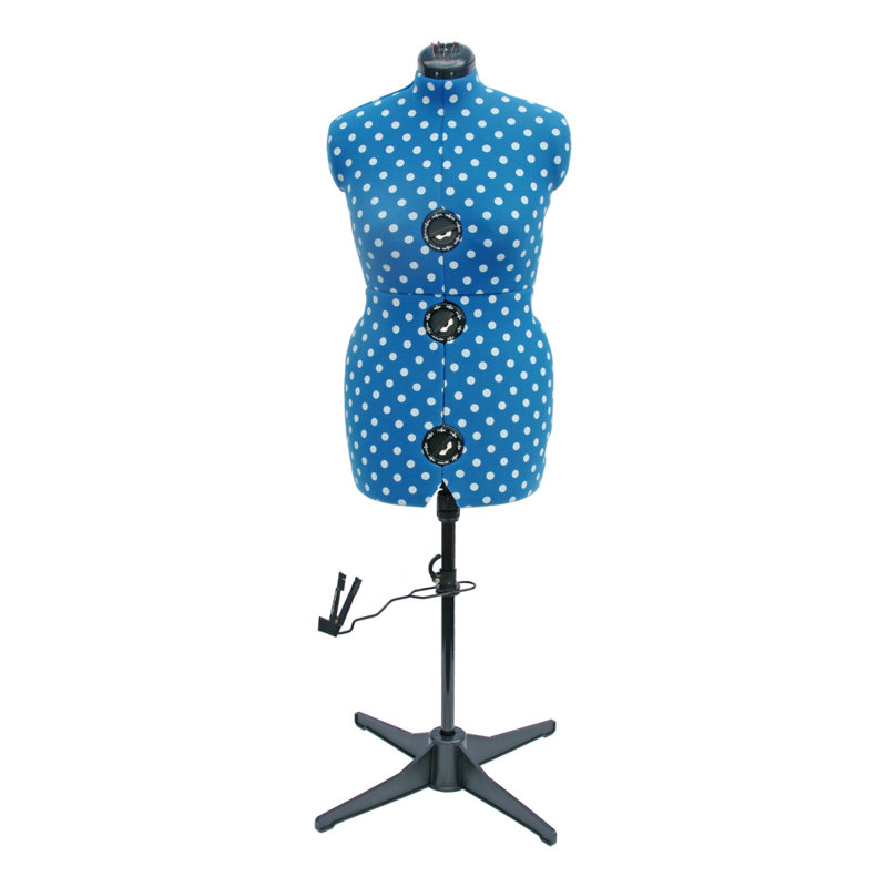 Sewing Online Duckegg Polka Collection Dress Form