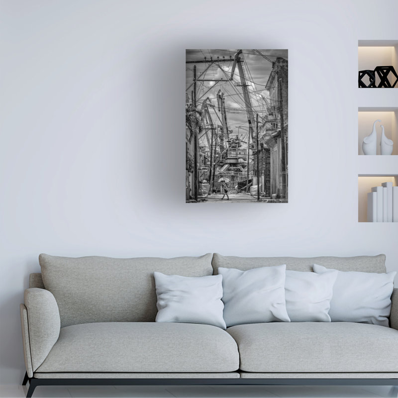 Art sur toile par Andy Bauer, H 19 po x l 12 po