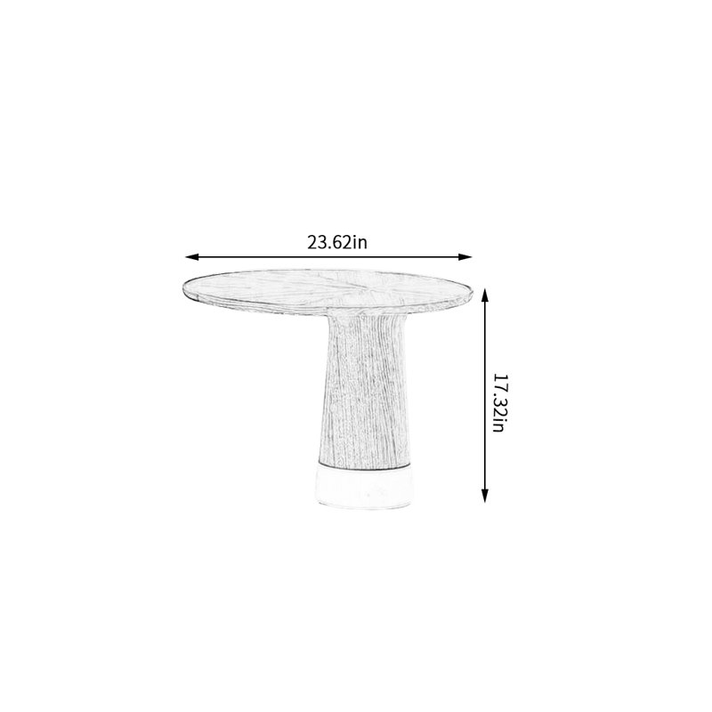 Table basse abstraite
