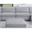 Ensemble de canapé modulaire en velours côtelé 7 pièces gris foncé 2X
