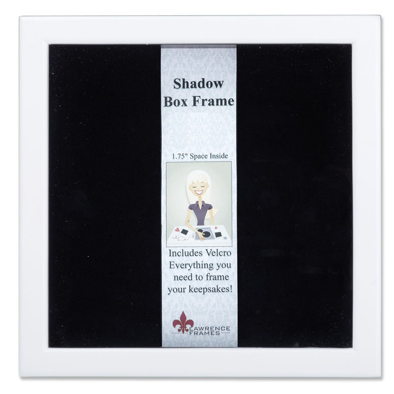Cadre photo Shadow Box, 12 po x 12 po, Blanc