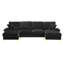 4 Seater Chenille Sectional-1147271752