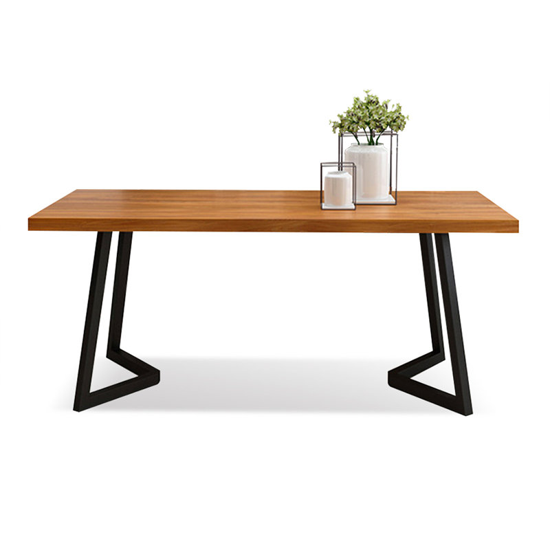 Table de salle à manger Burlywood, H 29,53 po x L 62,99 po x l 31,5 po