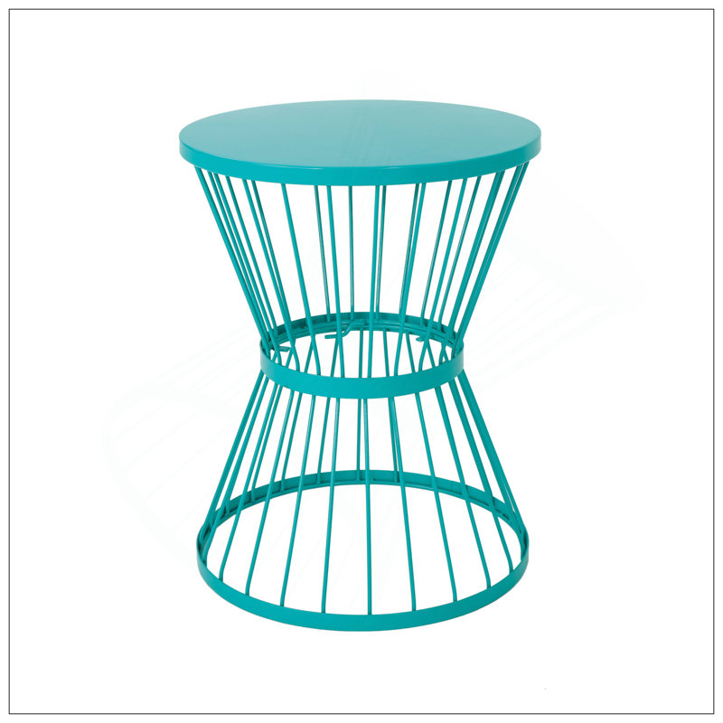 LASSEN 16" SIDE TABLE, Teal