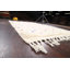 Tapis décoratif en laine Ivoire noué à la main New Age 3 pi 11 po x 6 pi 7 po one-of-a-kind